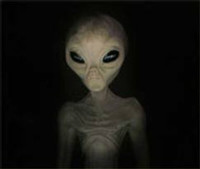 Alien image drawn from memory
